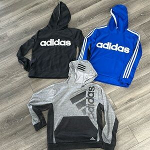 3 ADIDAS BOYS YOUTH Sweatshirt/Hoodies